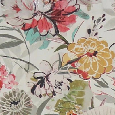 Kira Ruffle Provance 3" Rod Pocket Valance 50" X 16" Multicolor By RLF Home 2 Kira Ruffle Provance 3" Rod Pocket Valance 50" X 16" Multicolor By RLF Home - Image 2