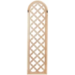 Wood Geometric Carved Trellis Wall Decor Brown - Olivia & May -Northlight Store GUEST cde838fa 3019 40a1 94d6 cd4705ea1006