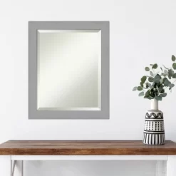 20" X 24" Brushed Nickel Framed Wall Mirror Silver - Amanti Art -Northlight Store GUEST cf32b472 eaf8 454f ba45 52ec197f41c8