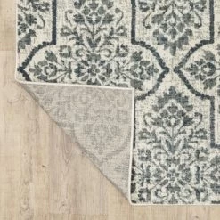 Farrah Floral Trellis Area Rug Ivory/Blue - Captiv8e Designs -Northlight Store GUEST cfdf21ac 7cef 474a 812e 3d2a4c6856d2