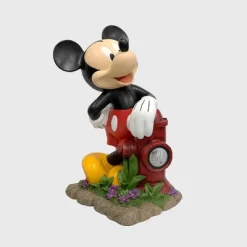 Disney 22" Mickey Mouse With A Fire Hydrant Solar Resin/Stone Statue -Northlight Store GUEST cff22d03 6b23 46ff bac3 ae0fa9f62695