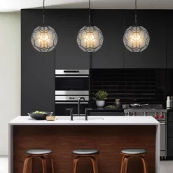 13.5" 3-Light Bee Modern Farmhouse Iron/Glass LED Pendant Oil Rubbed Bronze/Clear - JONATHAN Y 12 13.5" 3-Light Bee Modern Farmhouse Iron/Glass LED Pendant Oil Rubbed Bronze/Clear - JONATHAN Y -Northlight Store GUEST d0768c35 2176 4b2e a730 ebe095b4e9be
