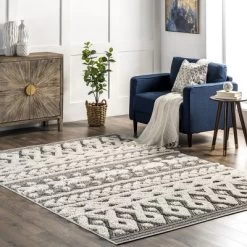 NuLOOM Rebecca High Low Textured Shaggy Area Rug