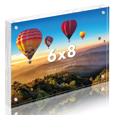 Americanflat Acrylic Picture Frame - Scratch Resistant With Magnetic Corners & Freestanding For Tabletop 5 Americanflat Acrylic Picture Frame - Scratch Resistant With Magnetic Corners & Freestanding For Tabletop - Image 5