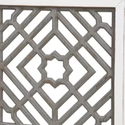 Lara Wooden Wall Panel With Open Work Design Art White - StyleCraft 7 Lara Wooden Wall Panel With Open Work Design Art White - StyleCraft -Northlight Store GUEST d1fbc90f b456 414b a2e2 62be4b308976