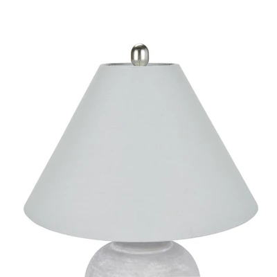 23" Unglazed Ceramic Jar Table Lamp - Nourison 4 23" Unglazed Ceramic Jar Table Lamp - Nourison - Image 4