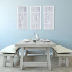 13" X 30" Cassat Framed Wall Accent Mirror White - Kate And Laurel -Northlight Store GUEST d296e207 d3fc 4aaf 906d 603f363cc8d3