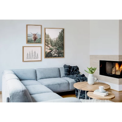 (Set Of 3) Mountain Landscape Set By Various Artists Natural - Kate & Laurel All Things Decor 4 (Set Of 3) Mountain Landscape Set By Various Artists Natural - Kate & Laurel All Things Decor - Image 4