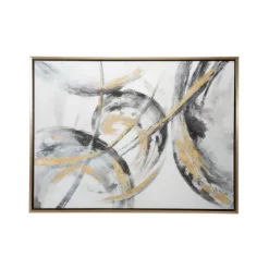 Contemporary Canvas Abstract Framed Wall Art With Gold Frame Gold - CosmoLiving By Cosmopolitan 27 Contemporary Canvas Abstract Framed Wall Art With Gold Frame Gold - CosmoLiving By Cosmopolitan -Northlight Store GUEST d463577a a2e4 4c72 aec3 cc405b339e4e