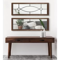 16" X 42" Bakersfiel Windowpane Wall Mirror Rustic Brown - Kate & Laurel All Things Decor 11 16" X 42" Bakersfiel Windowpane Wall Mirror Rustic Brown - Kate & Laurel All Things Decor -Northlight Store GUEST d4ee4f17 9d55 4d52 9bf5 7fdb2be8a5f2
