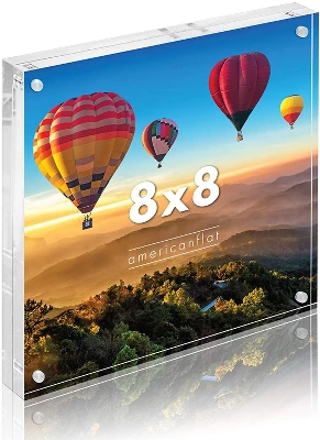 Americanflat Acrylic Picture Frame - Scratch Resistant With Magnetic Corners & Freestanding For Tabletop 6 Americanflat Acrylic Picture Frame - Scratch Resistant With Magnetic Corners & Freestanding For Tabletop - Image 6