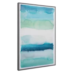 24" X 36" Watercolor Wash I By Natasha Marie Framed Wall Art Canvas - Fine Art Canvas -Northlight Store GUEST d6091093 2b4a 46a6 8b08 08e031ddbf30