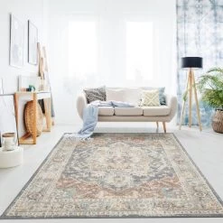 Luxe Weavers Pastel Floral Pattern Area Rug -Northlight Store GUEST d629dad4 76ae 4f9f 99b7 f96edda07a9b