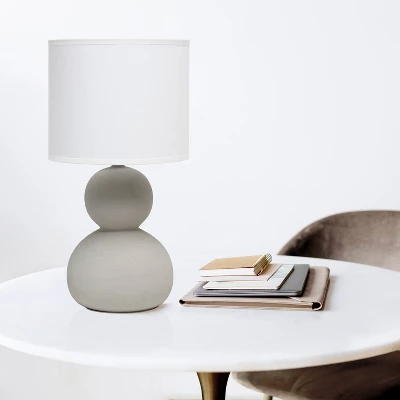 Stone Age Table Lamp Taupe - Simple Designs 2 Stone Age Table Lamp Taupe - Simple Designs - Image 2