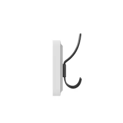 Flash Furniture Daly Wall Mounted 24 Inch Solid White Solid Pine Wood Storage Rack With 5 Hooks For Entryway, Kitchen, Bathroom -Northlight Store GUEST d729e2e6 dd63 4e83 9ef6 e8e29e2bccc7