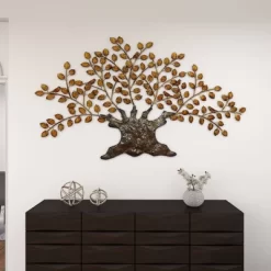 Traditional Metal Tree Indoor Outdoor Wall Decor With Leaves Brown - Olivia & May 26 Traditional Metal Tree Indoor Outdoor Wall Decor With Leaves Brown - Olivia & May -Northlight Store GUEST d7742f8e 82ae 49a2 83f2 b2d84e13e16a