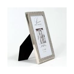 Lawrence Frames 710846 Shimmer Silver Metal 6.54" X 4.57" Picture Frame