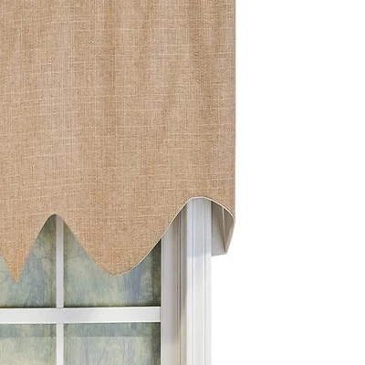 RLF Home Essential Solid Color Fabric Printed R-Crosby Regal Window Treatment Valance 3" Rod Pocket 50" X 17" Wheat 1 RLF Home Essential Solid Color Fabric Printed R-Crosby Regal Window Treatment Valance 3" Rod Pocket 50" X 17" Wheat