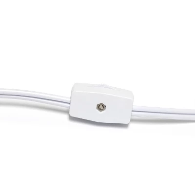 10.04" Traditional Ceramic Thimble Base Bedside Table Desk Lamp With Matching Fabric Shade Gray - Simple Designs 2 10.04" Traditional Ceramic Thimble Base Bedside Table Desk Lamp With Matching Fabric Shade Gray - Simple Designs - Image 2