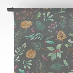 Ninola Design Christmas Botanical Charcoal Single Panel Sheer Window Curtain - Society6 8 Ninola Design Christmas Botanical Charcoal Single Panel Sheer Window Curtain - Society6 -Northlight Store GUEST da4098f8 647d 4a47 993e 7374306e0974