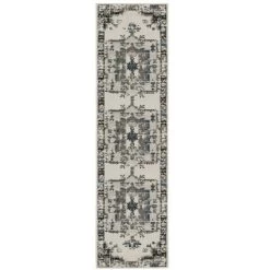 Trinity Distressed Traditional Patio Area Rug Beige/Gray - Captiv8e Designs -Northlight Store GUEST db12efd1 bb00 4b71 9905 a6b8d3ce0710