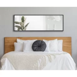 16" X 48" Travis Framed Decorative Wall Mirror Black - Kate & Laurel All Things Decor -Northlight Store GUEST dbc93397 3129 496f 963b c893af9ab072