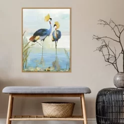 22" X 30" Heron Pairing By Aimee Wilson Framed Canvas Wall Art Light Brown - Amanti Art -Northlight Store GUEST dc37f611 dd4c 4cc8 bfd4 1c6903489d9f