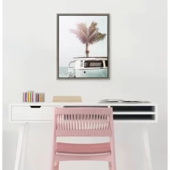 18" X 24" Sylvie Blue Beach Van Framed Canvas By Amy Peterson Gray - Kate And Laurel 10 18" X 24" Sylvie Blue Beach Van Framed Canvas By Amy Peterson Gray - Kate And Laurel -Northlight Store GUEST dc902e56 3487 4b55 bcb7 f1ecff42e0d8