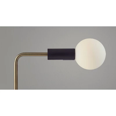 17.5" Windsor Adessocharge Desk Lamp (Includes LED Light Bulb) Matte Black - Adesso 3 17.5" Windsor Adessocharge Desk Lamp (Includes LED Light Bulb) Matte Black - Adesso - Image 3