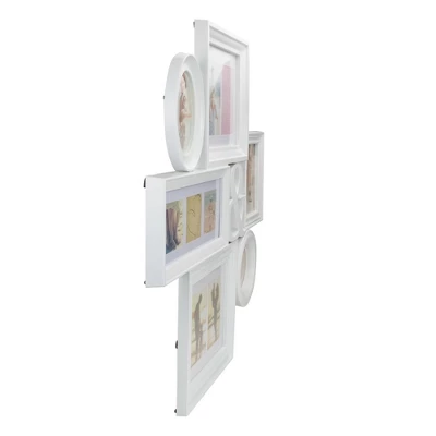Northlight 27.75" White Multi-Size Collage Photo Picture Frame Wall Decoration 2 Northlight 27.75" White Multi-Size Collage Photo Picture Frame Wall Decoration - Image 2