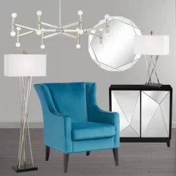 Possini Euro Design Marya Brushed Nickel Chandelier 37 3/4" Wide Modern 16-Light Fixture For Dining Room House Foyer Kitchen Island Entryway Bedroom -Northlight Store GUEST df36a49a d133 4d1a bf71 829a810e8a6c