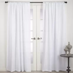 Saro Lifestyle Nali Collection Rod Pocket Semi Sheer Window Curtain Single Panel -Northlight Store GUEST e0b5c982 e6e7 48a6 bc5c 32ed8bb2fdc3