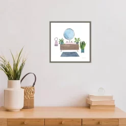 16" X 16" Bathroom I By Farida Zaman Framed Canvas Wall Art Green - Amanti Art 6 16" X 16" Bathroom I By Farida Zaman Framed Canvas Wall Art Green - Amanti Art -Northlight Store GUEST e2283db8 fca8 4a83 8c02 7f891a7c2b46