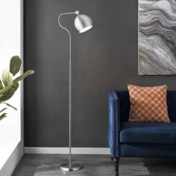 Elijah Iron Floor Lamp (Includes LED Light Bulb) Brushed Nickel - Safavieh 5 Elijah Iron Floor Lamp (Includes LED Light Bulb) Brushed Nickel - Safavieh -Northlight Store GUEST e2755cd5 9c40 438b 8722 8709381124b8