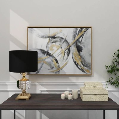 Contemporary Canvas Abstract Framed Wall Art With Gold Frame Gold - CosmoLiving By Cosmopolitan 15 Contemporary Canvas Abstract Framed Wall Art With Gold Frame Gold - CosmoLiving By Cosmopolitan - Image 15