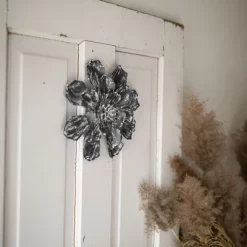 Distressed Flower Wall Art Metal - Foreside Home & Garden