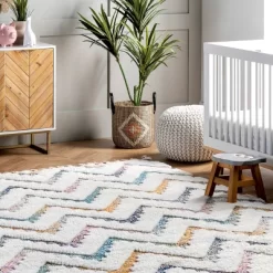 2'8"x8' Rumi High-Low Chevron Tassel Area Rug Beige Runner - NuLOOM 15 2'8"x8' Rumi High-Low Chevron Tassel Area Rug Beige Runner - NuLOOM -Northlight Store GUEST e66adc86 2b9a 4a7a 9246 13e5613e993f