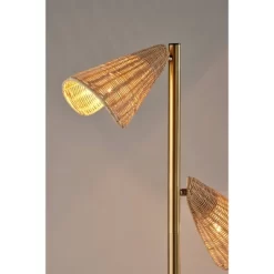 Cove Tree Floor Lamp Antique Brass - Adesso