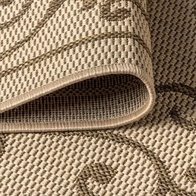 Charleston Vintage Filigree Textured Weave Indoor/Outdoor Area Rug - JONATHAN Y 4 Charleston Vintage Filigree Textured Weave Indoor/Outdoor Area Rug - JONATHAN Y - Image 4