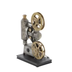 Vintage Reflections Rustic Iron Movie Projector And Film Reels (14") - Olivia & May -Northlight Store GUEST e7fca3a2 e6ea 4a1c bfe2 9b304b5e9add