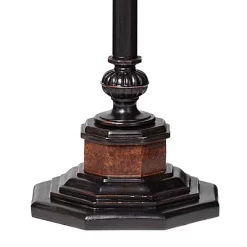 Kathy Ireland Sonnett Vintage Rustic Torchiere Floor Lamp With Side Lights 72" Tall Bronze Champagne Alabaster Glass Shade For Living Room Reading -Northlight Store GUEST e82e6be2 fb69 45b6 9d37 6fd43574bc26