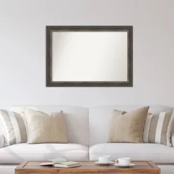 41" X 29" Non-Beveled Alta Rustic Char Wall Mirror - Amanti Art -Northlight Store GUEST e9ebc9b5 d5fe 4a29 a3e5 d38da3e9a15c