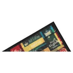 J&V TEXTILES 2-Piece Non Slip Kitchen Mat Rugs Comfort Standing Mats For Home Kitchen Entrance Door Mat (Coffee Kitchen) -Northlight Store GUEST e9f989c1 b157 4544 81ad 9788b532de62