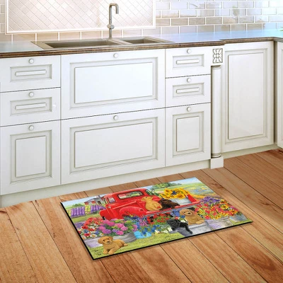 Spring Day Puppies Doormat Dogs Indoor Outdoor 30" X 18" Briarwood Lane 3 Spring Day Puppies Doormat Dogs Indoor Outdoor 30" X 18" Briarwood Lane - Image 3