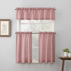 54"x14" Parkham Farmhouse Plaid Rod Pocket Semi-Sheer Kitchen Curtain Valance - No. 918 10 54"x14" Parkham Farmhouse Plaid Rod Pocket Semi-Sheer Kitchen Curtain Valance - No. 918 -Northlight Store GUEST ed6ff706 dd29 49dc b68e 66ed88b230ed