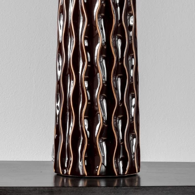 NuLOOM Marsala 24" Ceramic Table Lamp 2 NuLOOM Marsala 24" Ceramic Table Lamp - Image 2