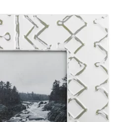 Multi Print 5X7 Gray & White Metal Photo Frame - Foreside Home & Garden 9 Multi Print 5X7 Gray & White Metal Photo Frame - Foreside Home & Garden -Northlight Store GUEST ef1e3eed b277 454d 8a88 0f730bd0c9f0