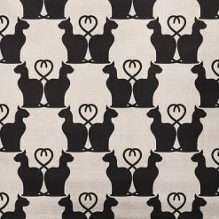 16"x16" Cat Clowder Print Square Throw Pillow Cream - E By Design