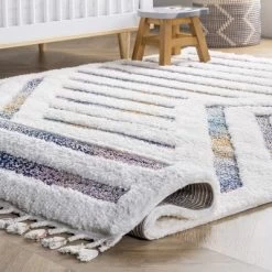 NuLOOM Bristol High-Low Geometric Tassel Area Rug 12 NuLOOM Bristol High-Low Geometric Tassel Area Rug -Northlight Store GUEST f0de4a5b d4e8 41dd 9a34 030c5d582598
