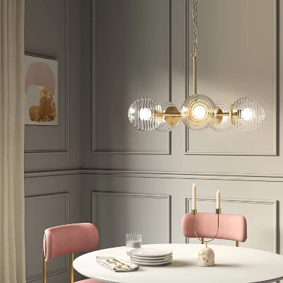 Glass Orb Ceiling Chandelier - Threshold™ 1 Glass Orb Ceiling Chandelier - Threshold™